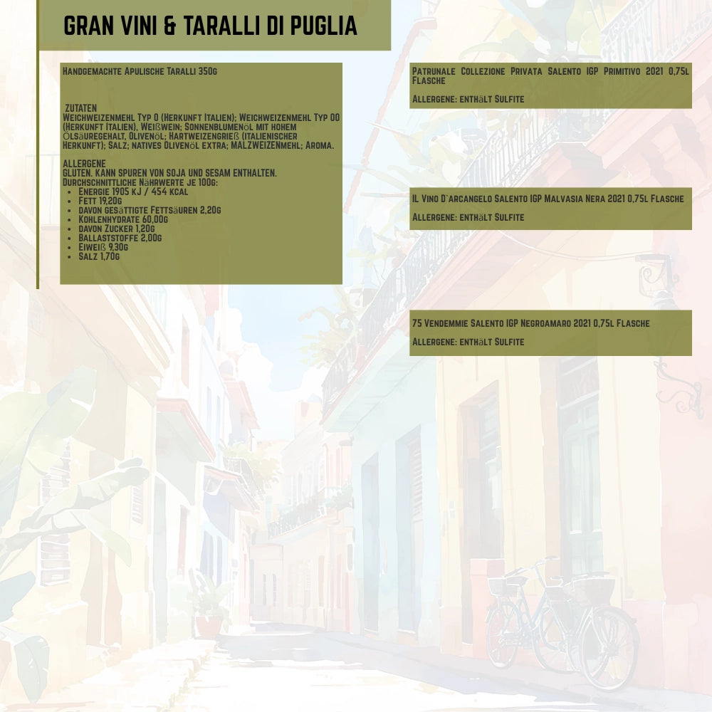 Gran Vini & Taralli di Puglia