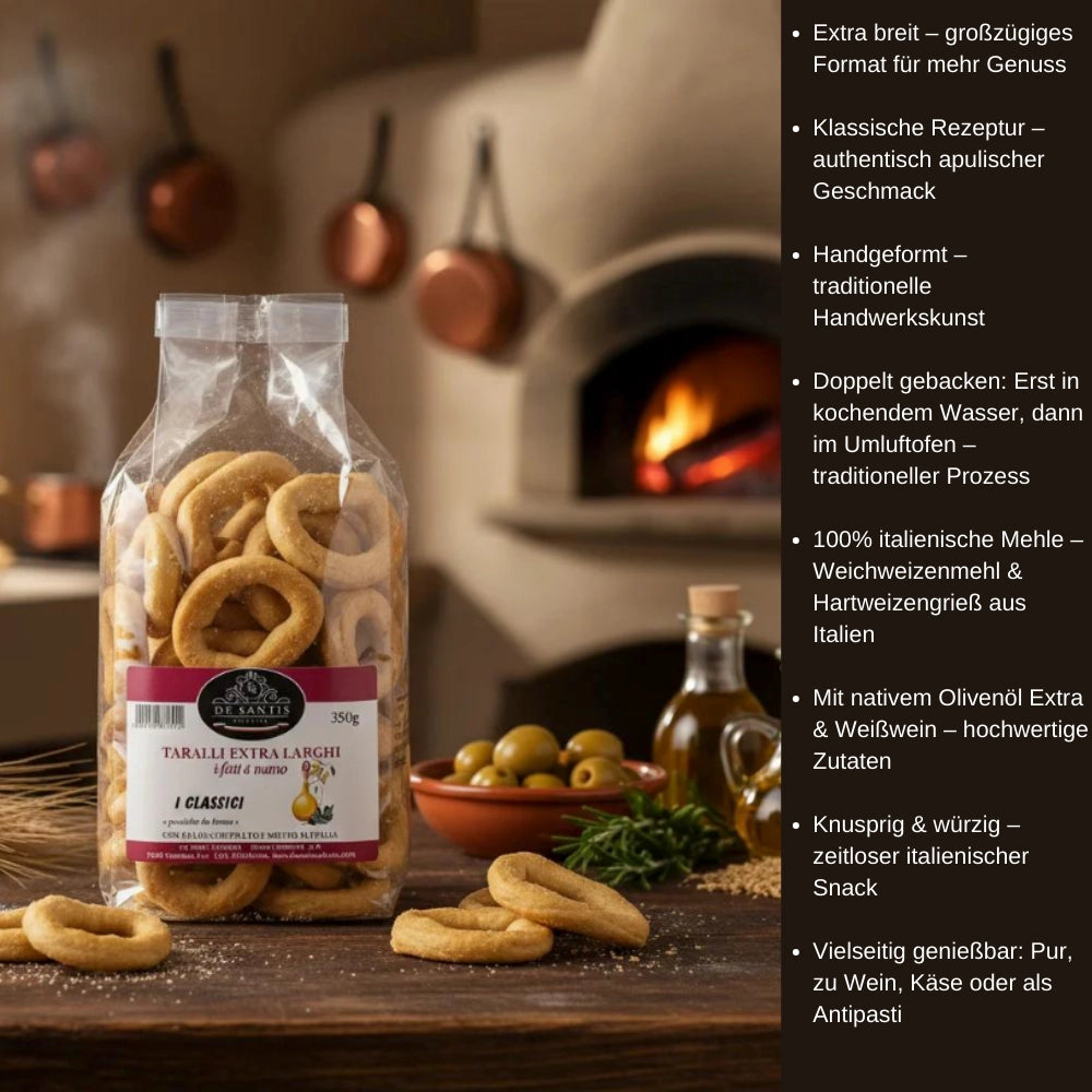 Handgemachte Apulische Taralli 350g