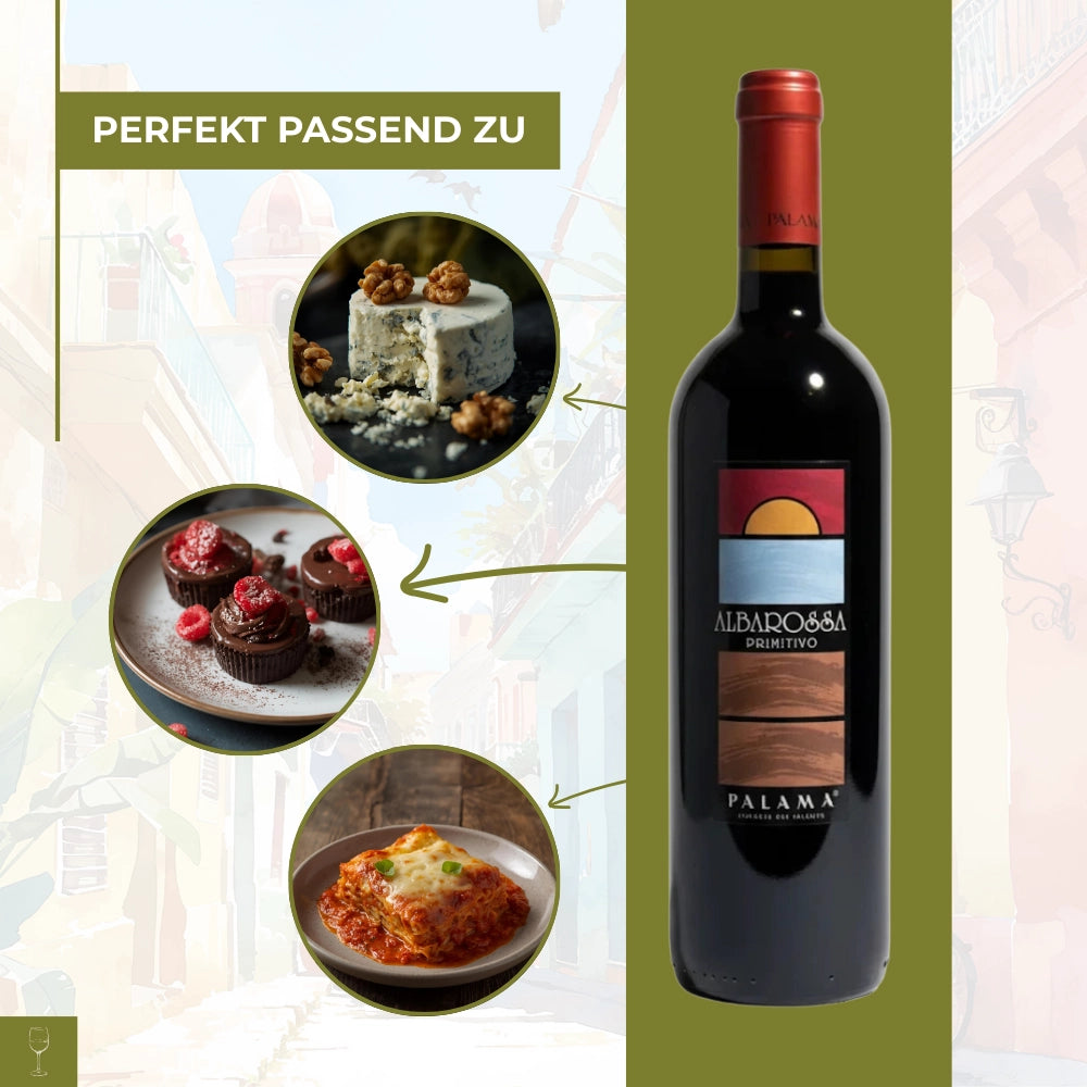 Albarossa Salento IGP Primitivo 2023 0,75l Flasche