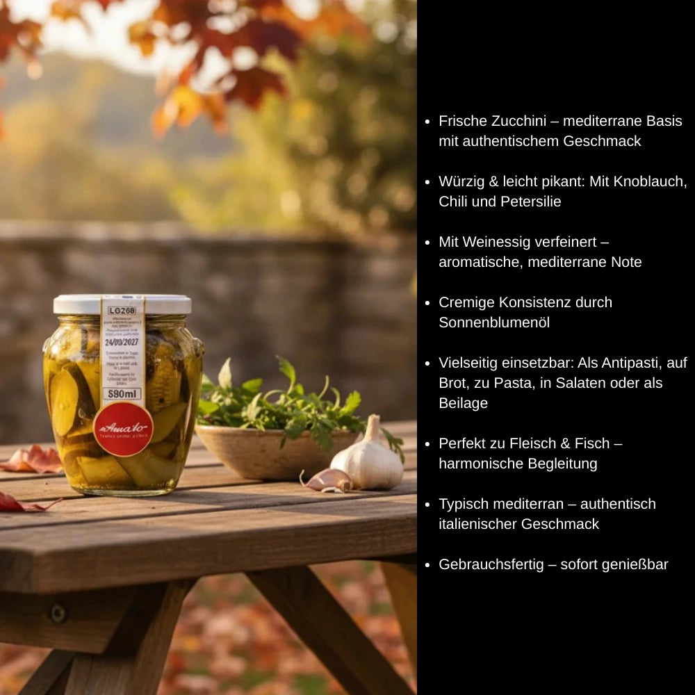 Amato Zucchine alla Paesana im Glas 550g