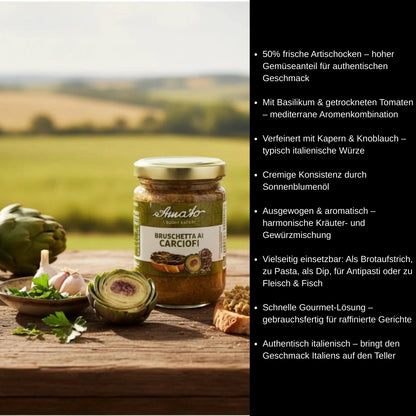Amato Bruschetta ai Carciofi im Glas 130g