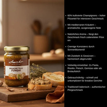 Amato Bruschetta ai Funghi im Glas 130g