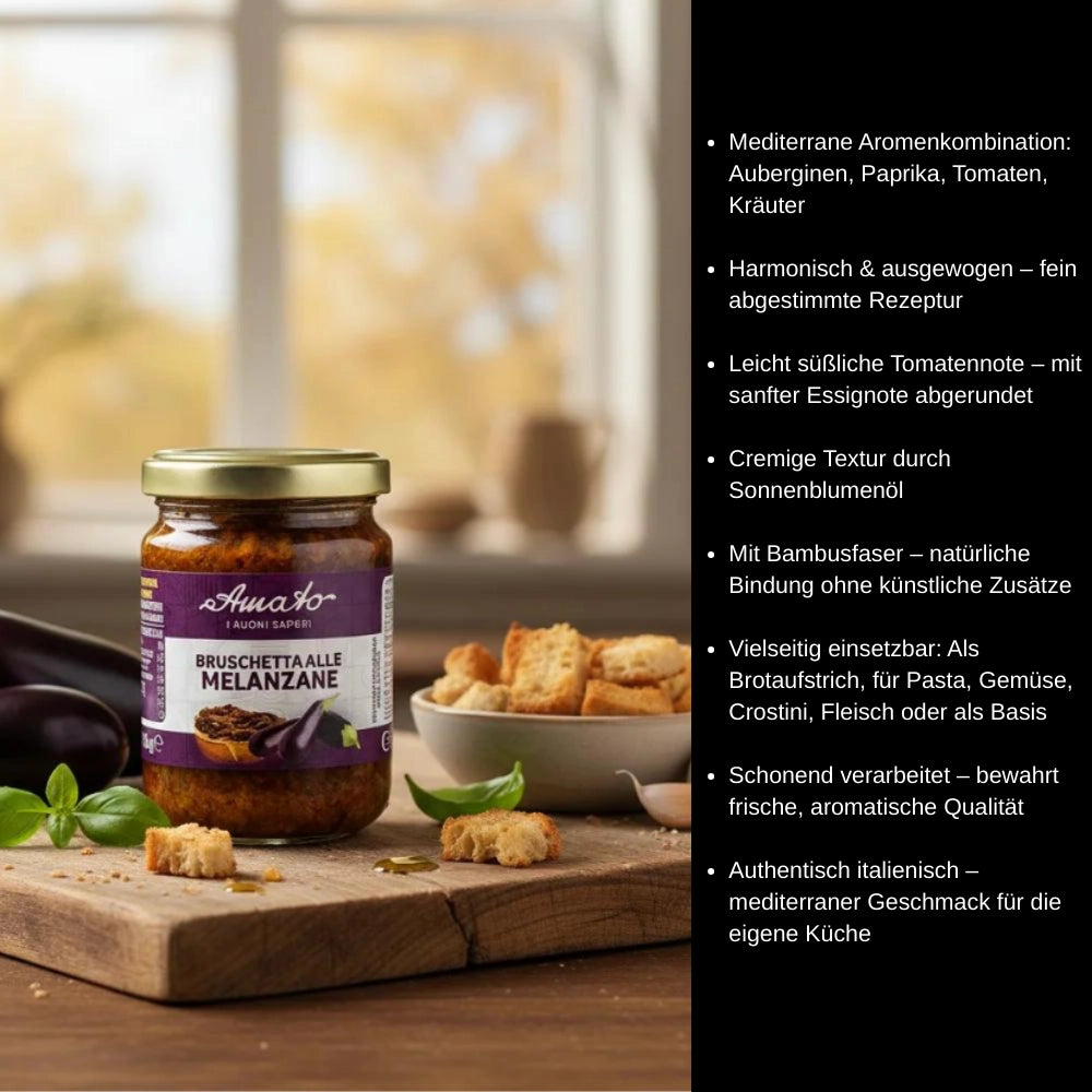 Amato Bruschetta alle Melanzane im Glas 130g