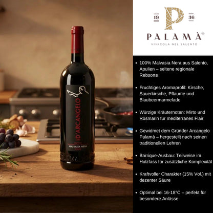 IL Vino D`arcangelo Salento IGP Malvasia Nera 2021 0,75l Flasche