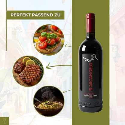 IL Vino D`arcangelo Salento IGP Malvasia Nera 2021 0,75l Flasche