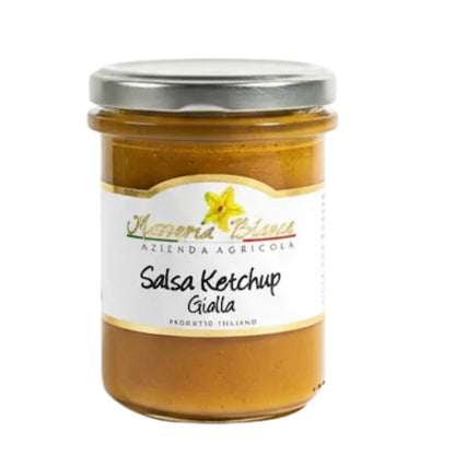 Salsa Ketchup aus Gelben Tomaten im Glas 190g
