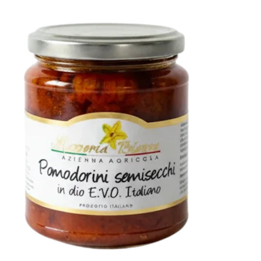 Halbgetrocknete Kirschtomaten in Olivenöl im Glas 280g