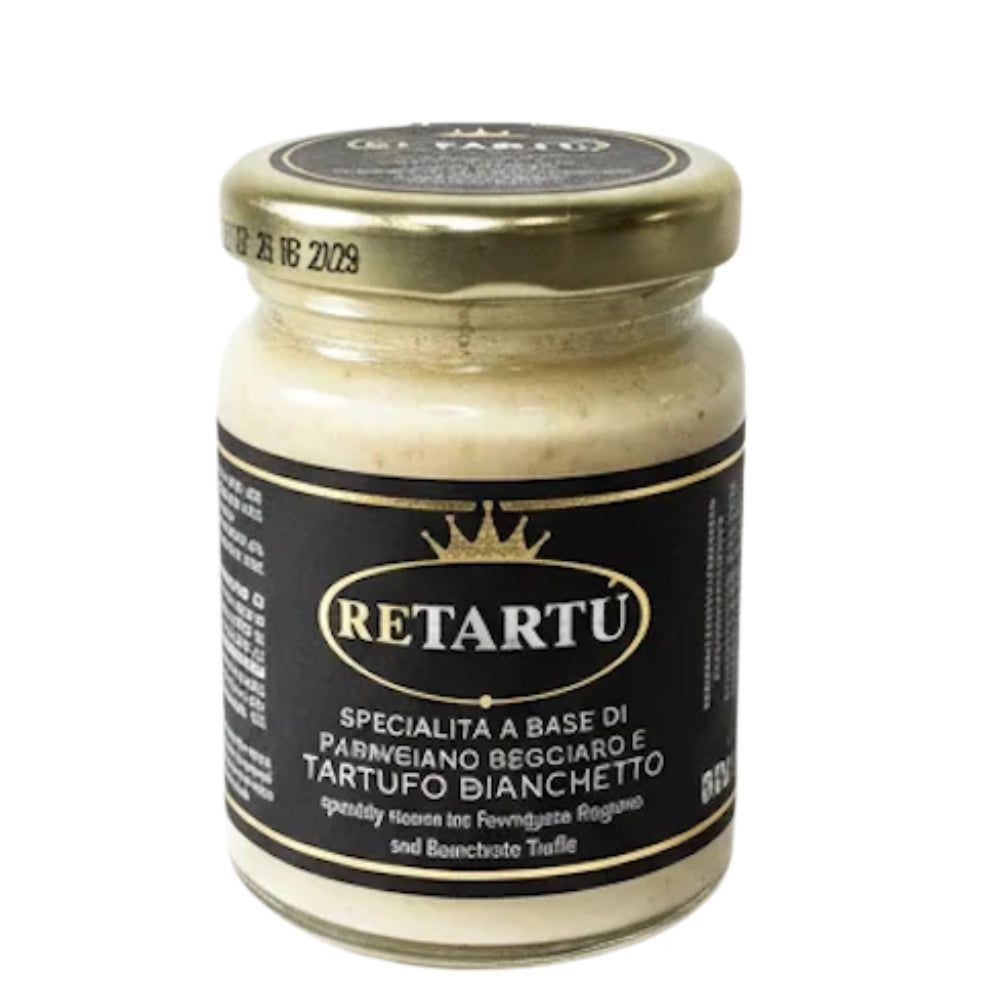 RETARTU Parmigiano-Reggiano-Creme mit Bianchetto-Trüffel im Glas 80g