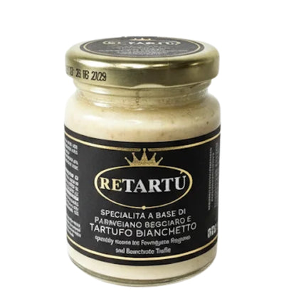 RETARTU Parmigiano-Reggiano-Creme mit Bianchetto-Trüffel im Glas 80g