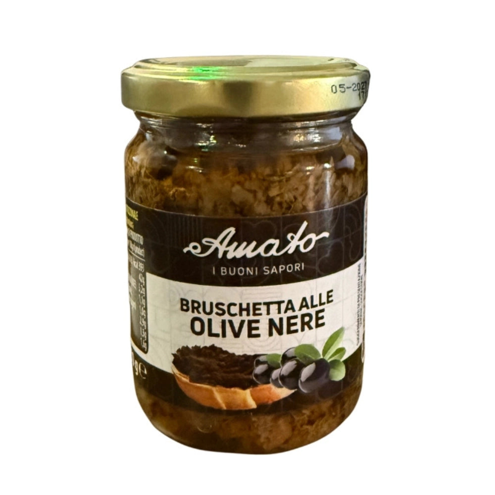 Amato Bruschetta alle Olive Nere im Glas 130g