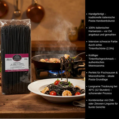 De Santis Linguine mit Tintenfischtinte 500g
