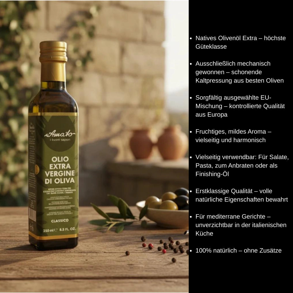 Amato Olio Extra Vergine Di Oliva Flasche 250ml