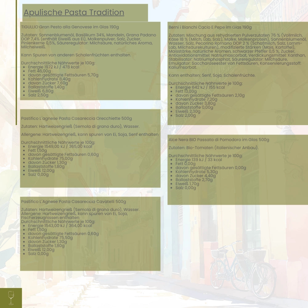 Apulische Pasta-Tradition