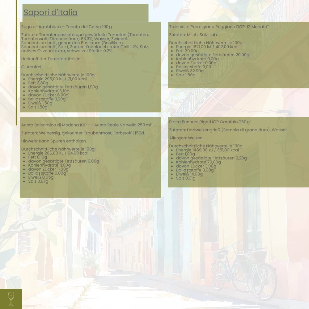 Le Cadeau – Sapori D’italia  Geschenkbox