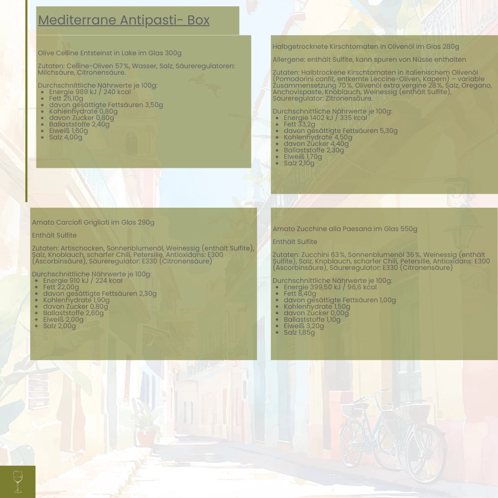 Mediterrane Antipasti-Box