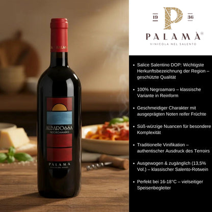 Albarossa Salento IGP Negroamaro 2023 0,75l Flasche