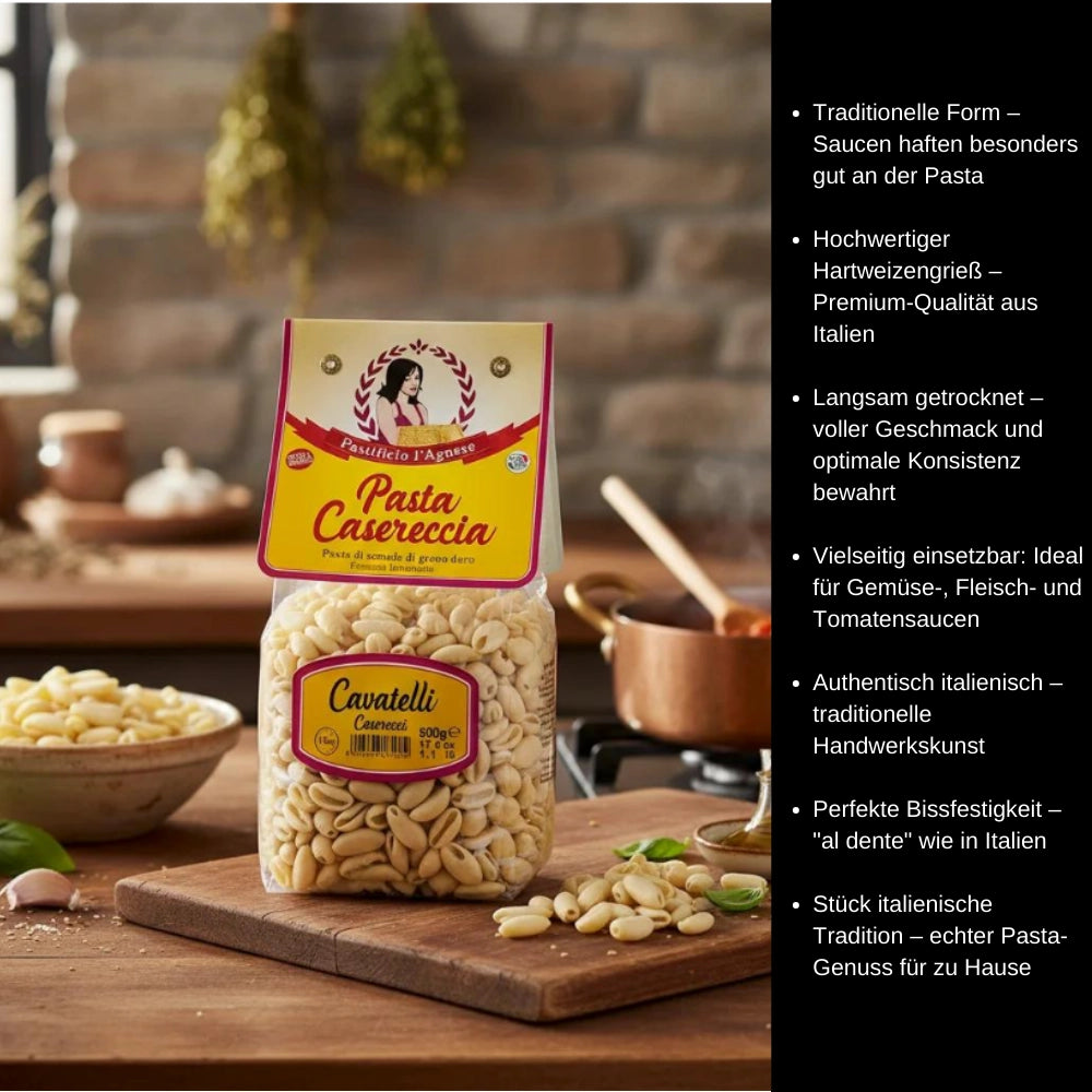 Pastifico L´Agnese Pasta Casareccia Cavatelli 500g