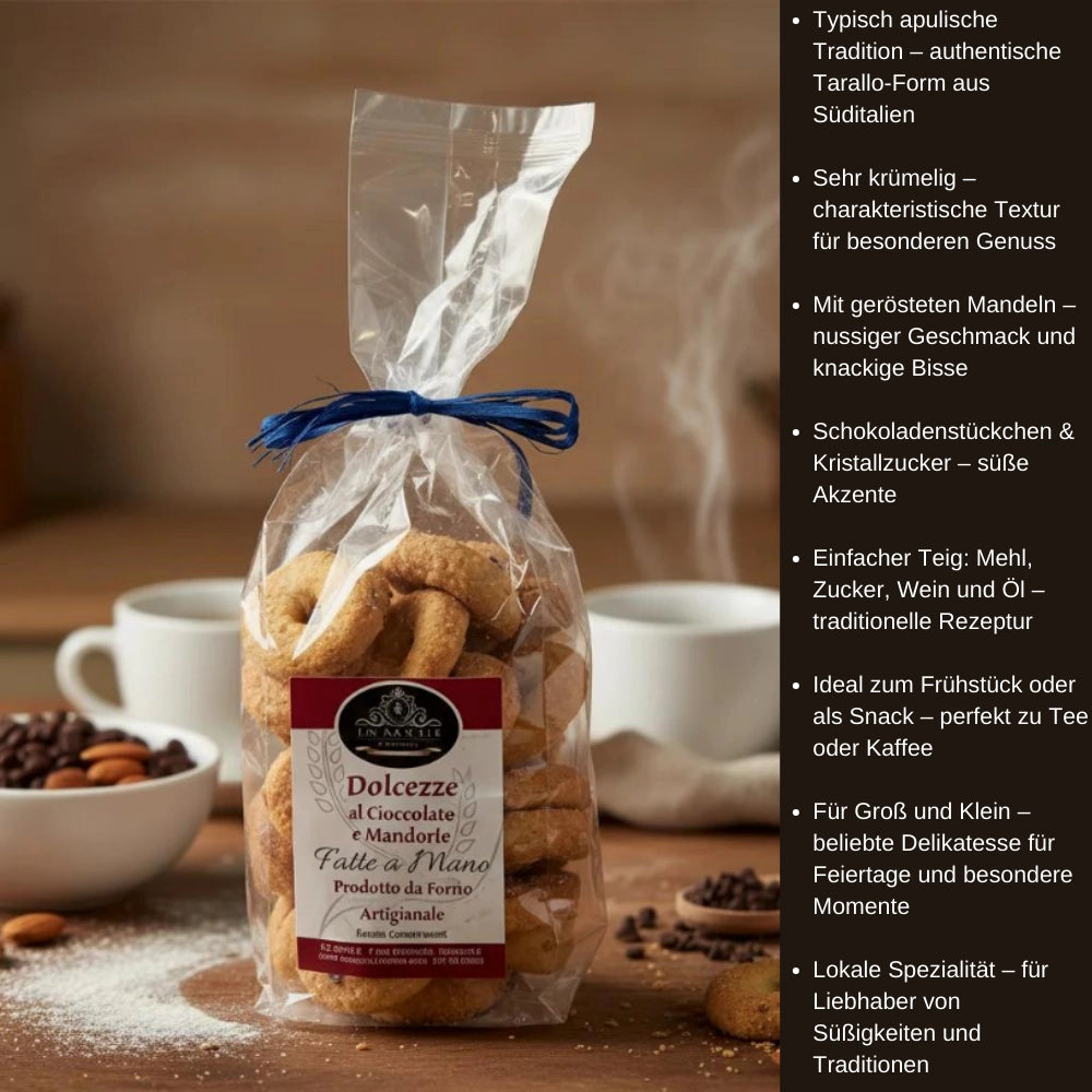 Dolcezze Schokolade und Mandeln 250g