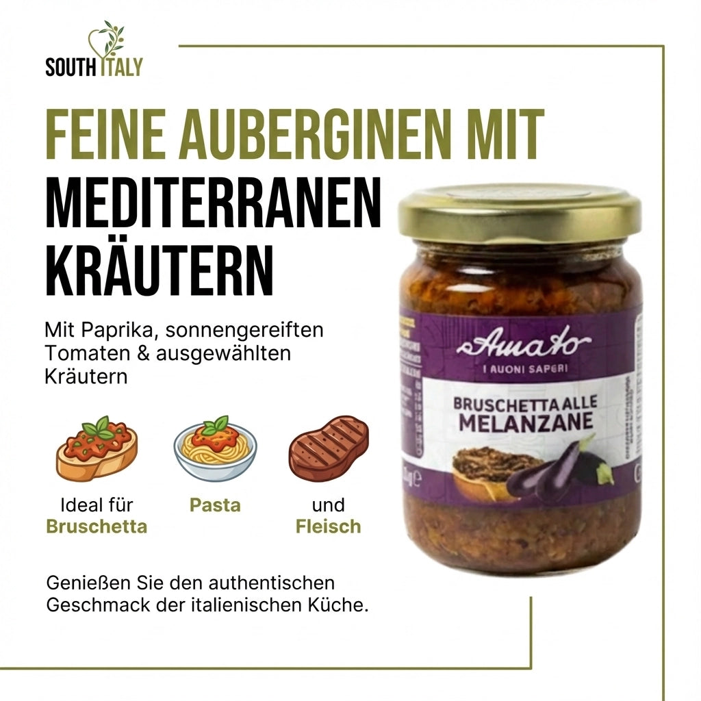 Amato Bruschetta alle Melanzane im Glas 130g