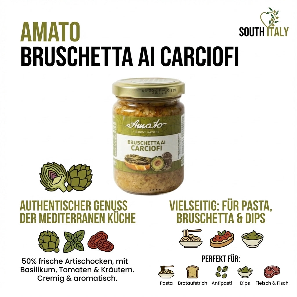 Amato Bruschetta ai Carciofi im Glas 130g