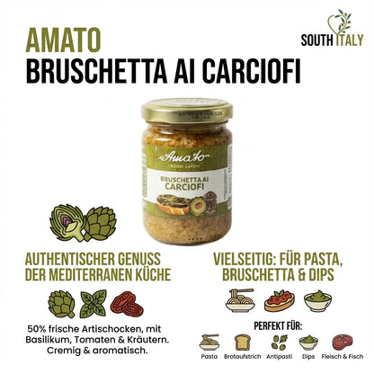 Amato Bruschetta ai Carciofi im Glas 130g