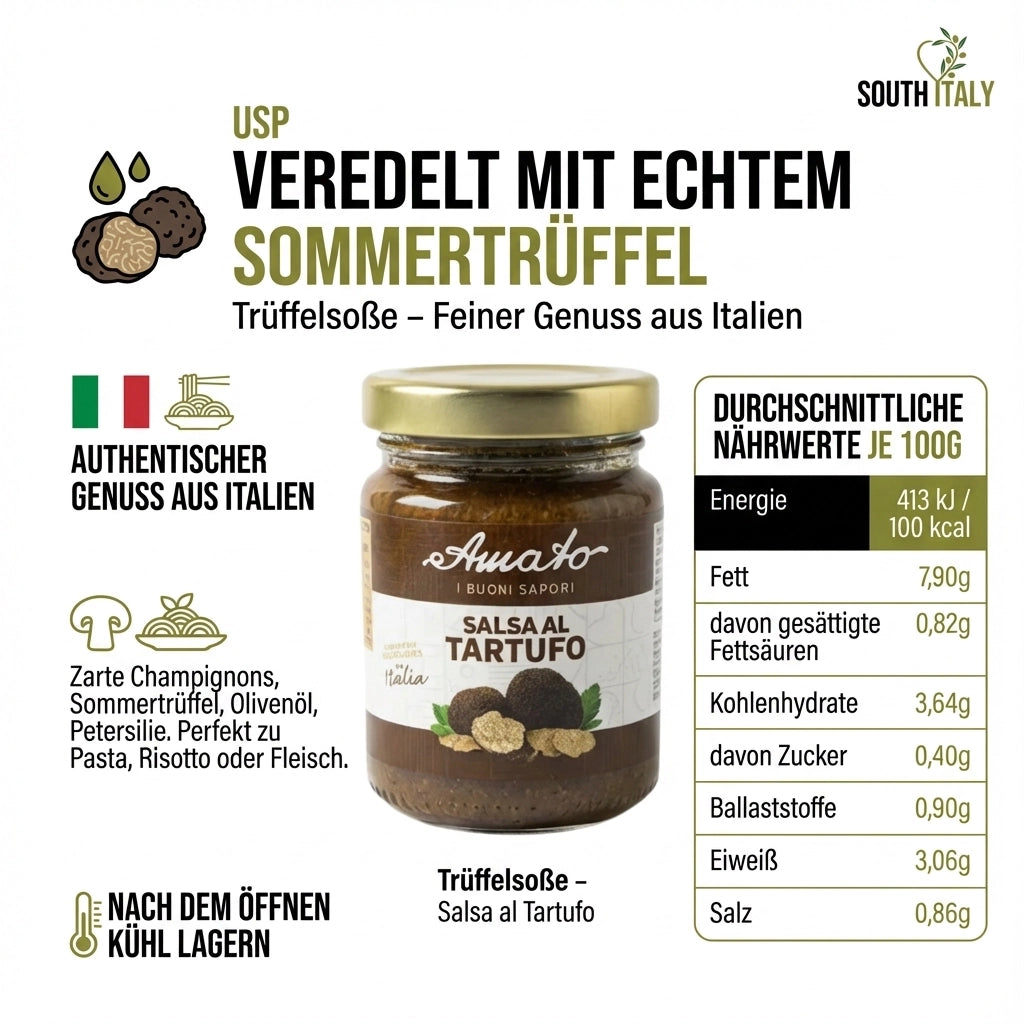 Amato Salsa al Tartufo im Glas 90g