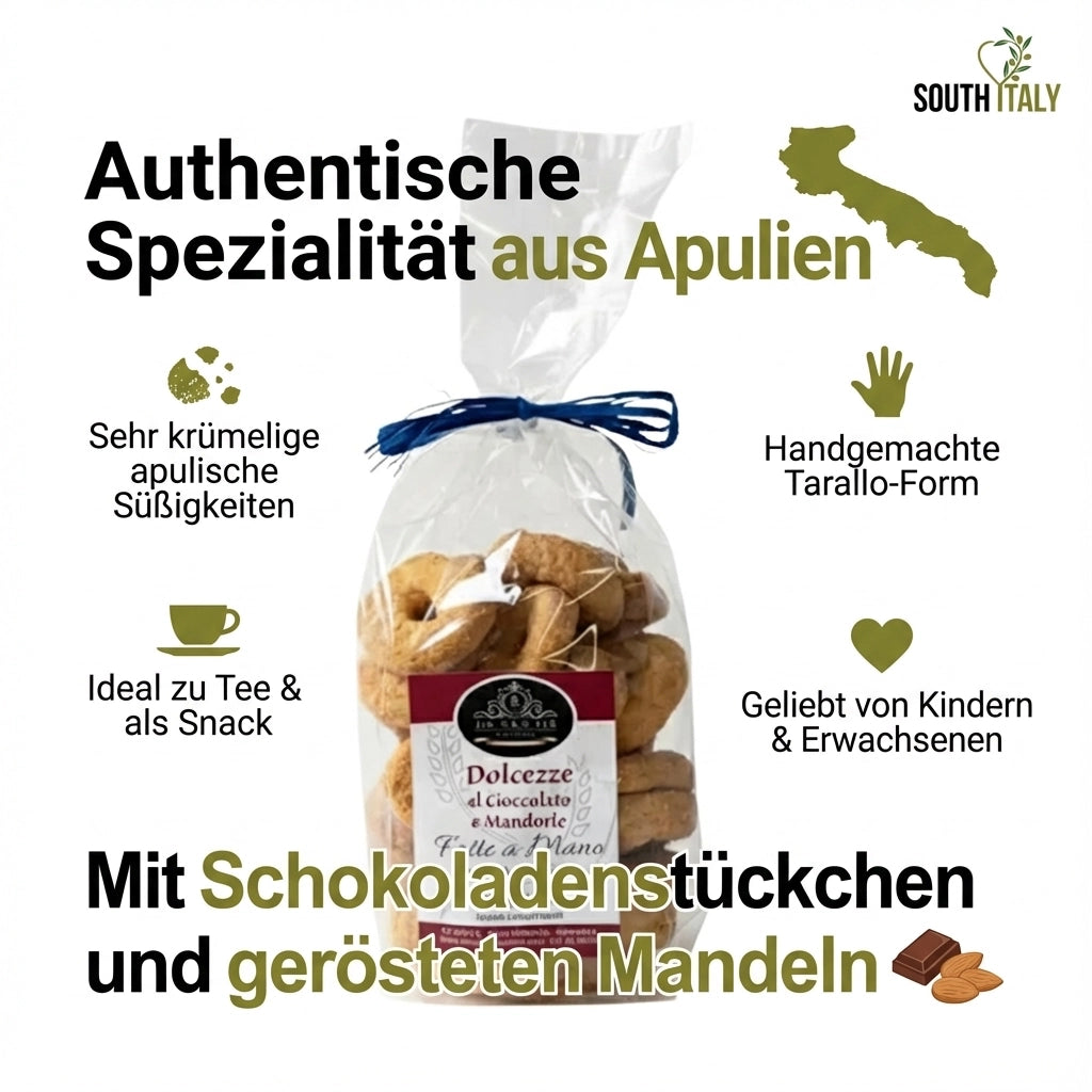 Dolcezze Schokolade und Mandeln 250g