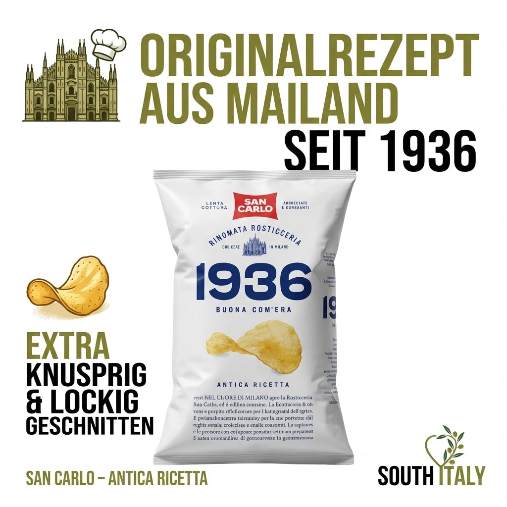 San Carlo – Antica Ricetta Kartoffelchips 150g