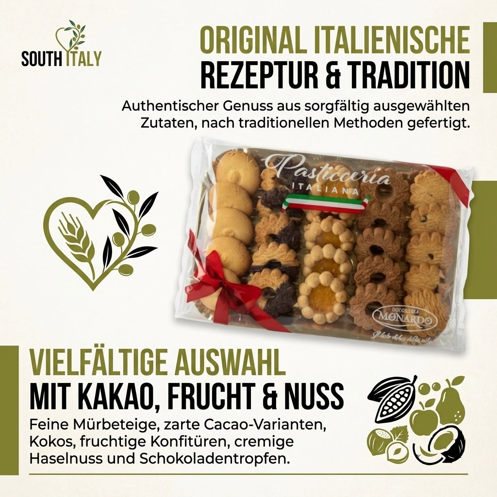 Pasticceria Assortita – Feinste italienische Gebäckmischung 320g