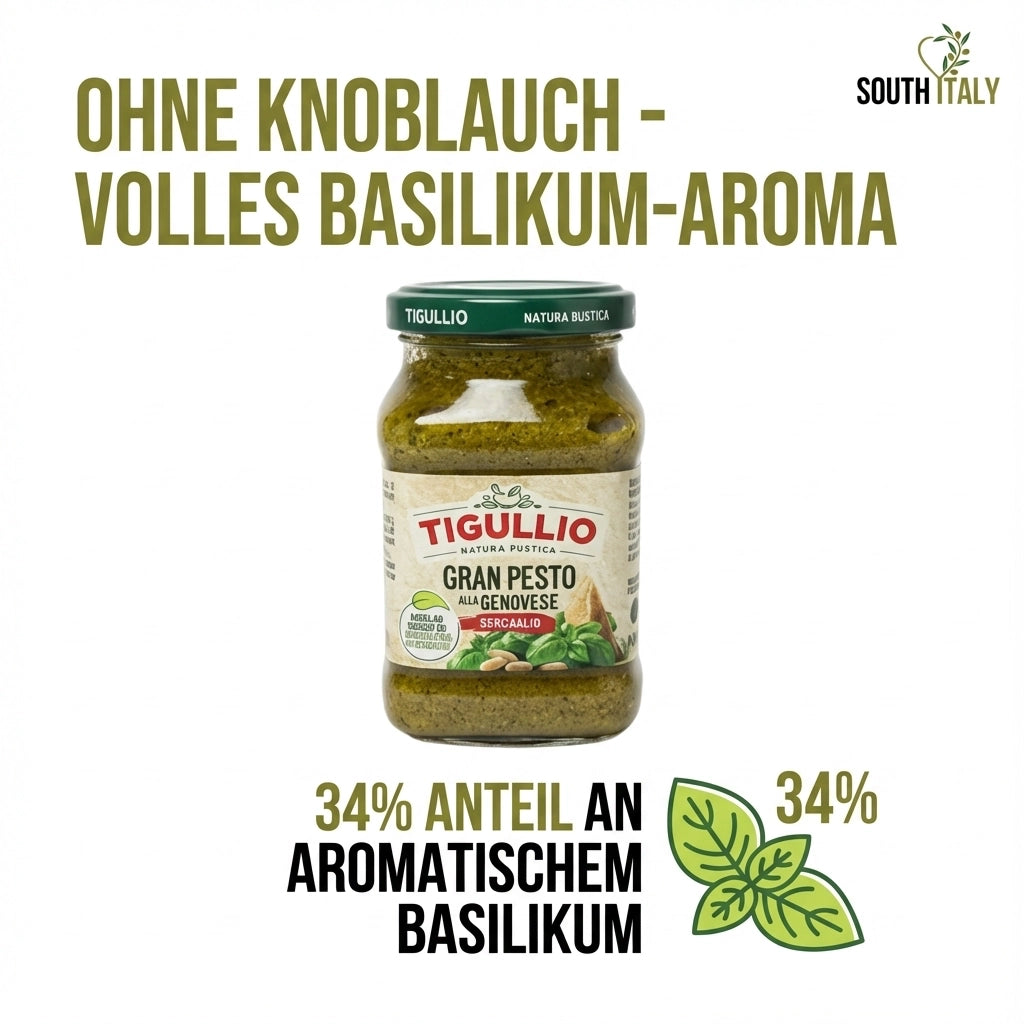 TIGULLIO Gran Pesto alla Genovese im Glas 190g