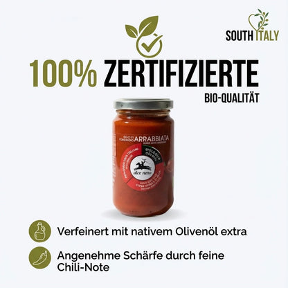 Alce Nero BIO Sugo di Pomodoro Arrabbiata im Glas 200g