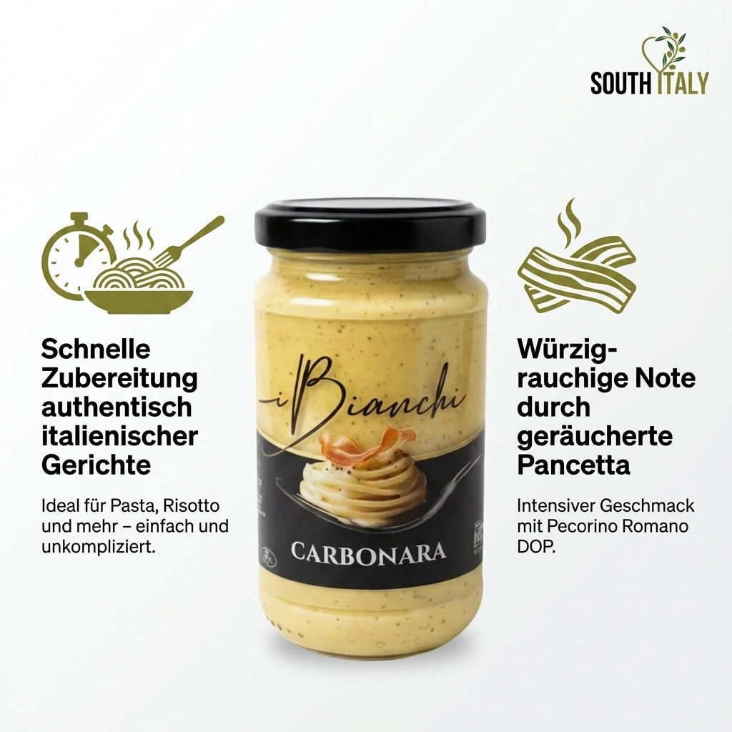 Berni i Bianchi Carbonara im Glas 190g