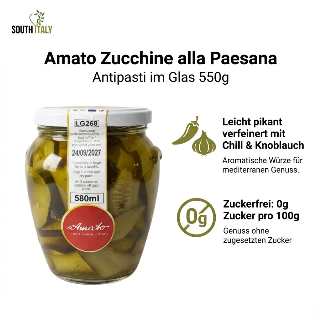 Amato Zucchine alla Paesana im Glas 550g
