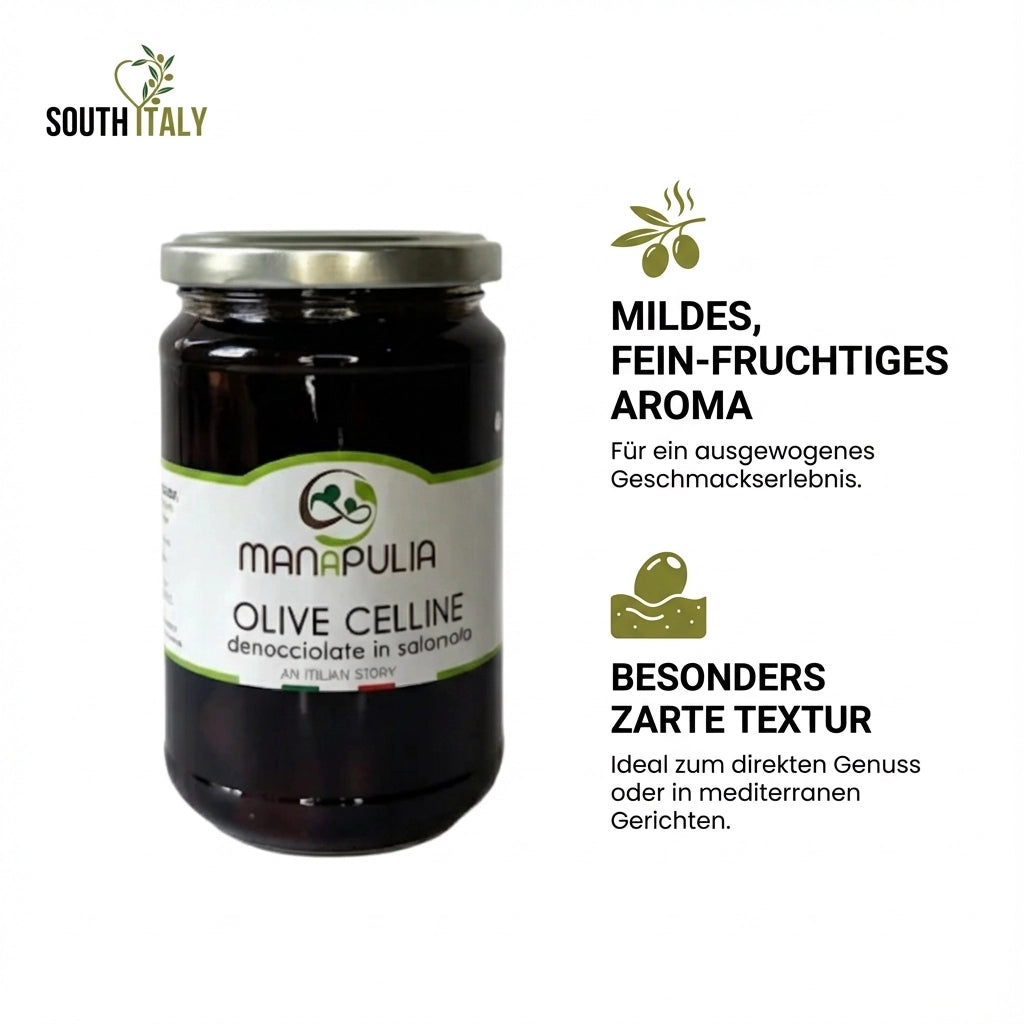 Olive Celline Entsteinst in Lake im Glas 300g