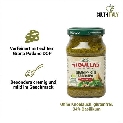 TIGULLIO Gran Pesto alla Genovese im Glas 190g