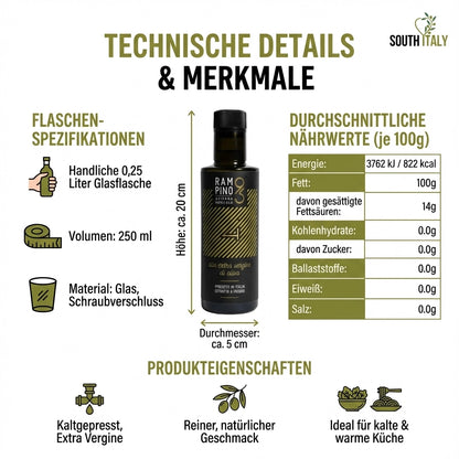 Rampino Olivenöl Extra Vergine 0,25l Flasche