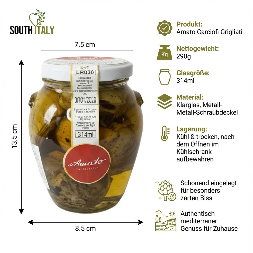 Amato Carciofi Grigliati im Glas 290g
