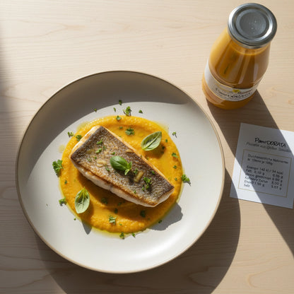 Pomo Dorata Passata aus Gelben Tomaten im Glas 420g