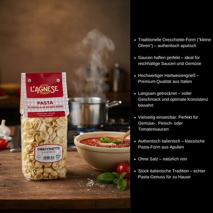 Pastifico L´agnese Pasta Casareccia Orecchiette 500g