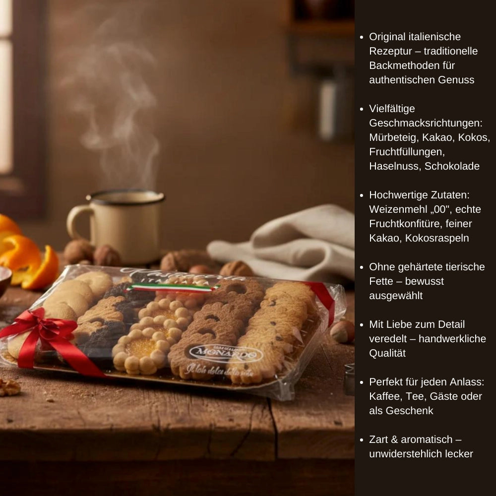 Pasticceria Assortita – Feinste italienische Gebäckmischung 320g