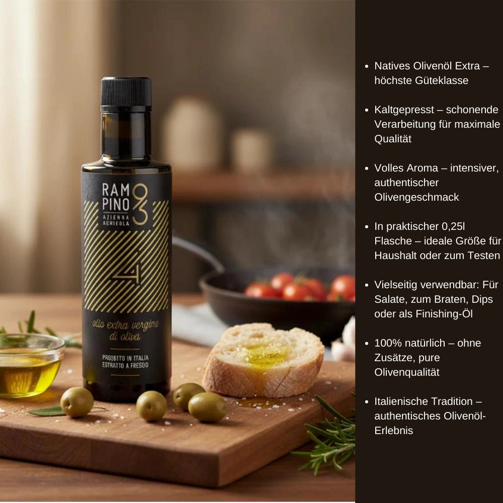 Rampino Olivenöl Extra Vergine 0,25l Flasche